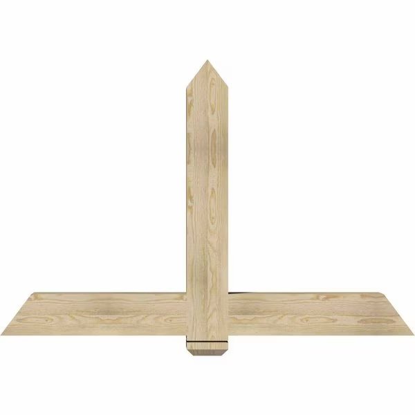 Eugene Rough Sawn Timber Gable Bracket, Douglas Fir, 60